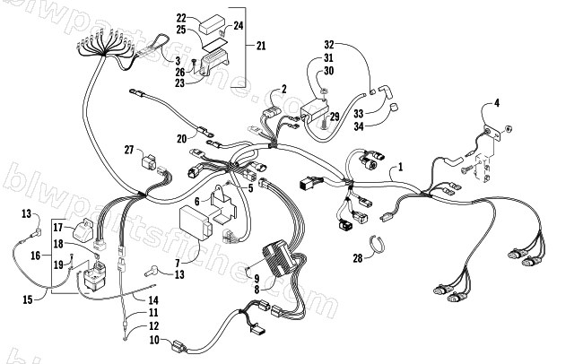 WIRING HARNESS ASSEMBLY diagram