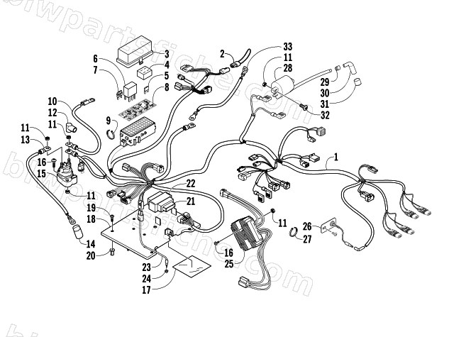 WIRING HARNESS ASSEMBLY diagram