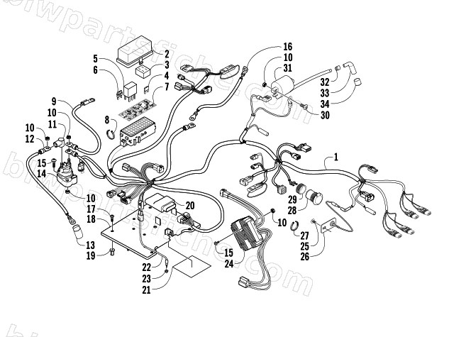 WIRING HARNESS ASSEMBLY diagram