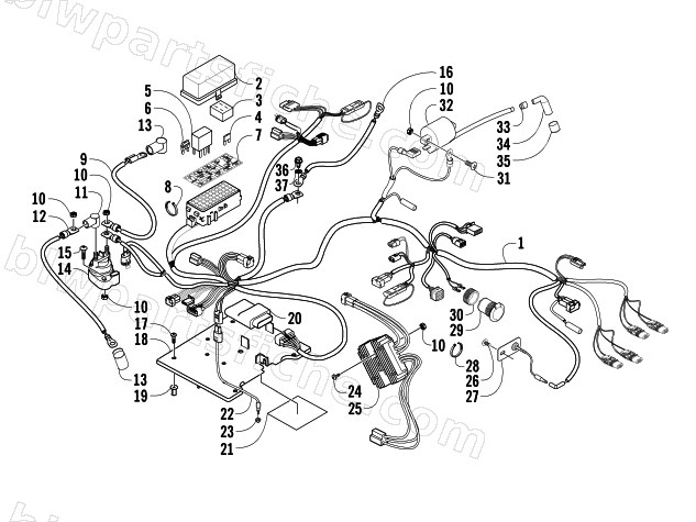 WIRING HARNESS ASSEMBLY diagram