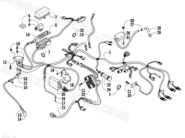 WIRING HARNESS ASSEMBLY diagram