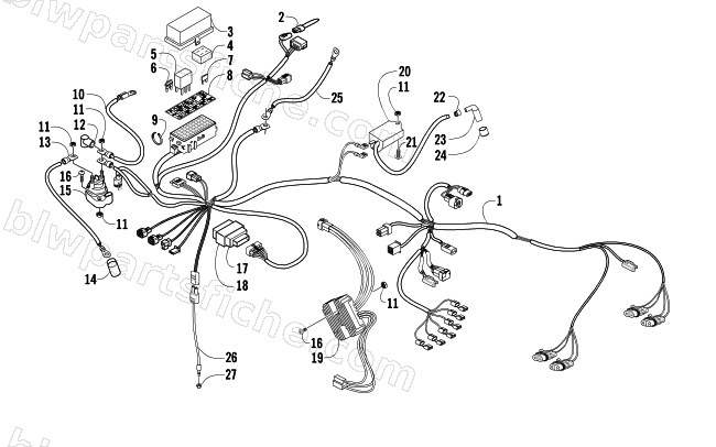 WIRING HARNESS ASSEMBLY diagram